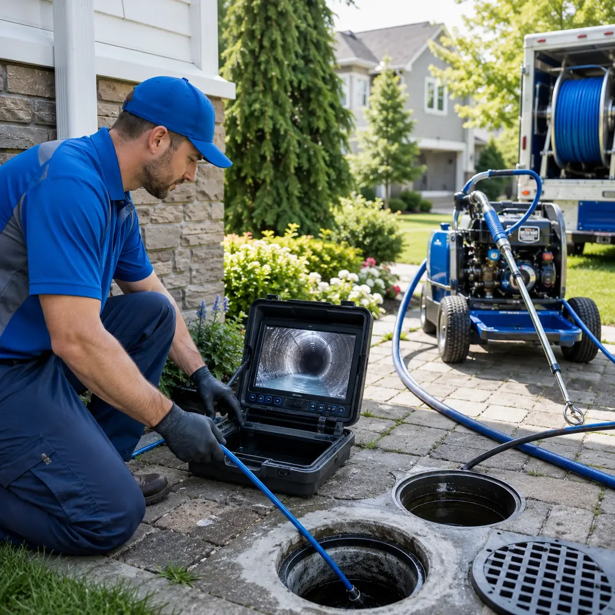 Outdoor drain cleaning professionals serving Collinsville, AL